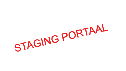 Staging portaal